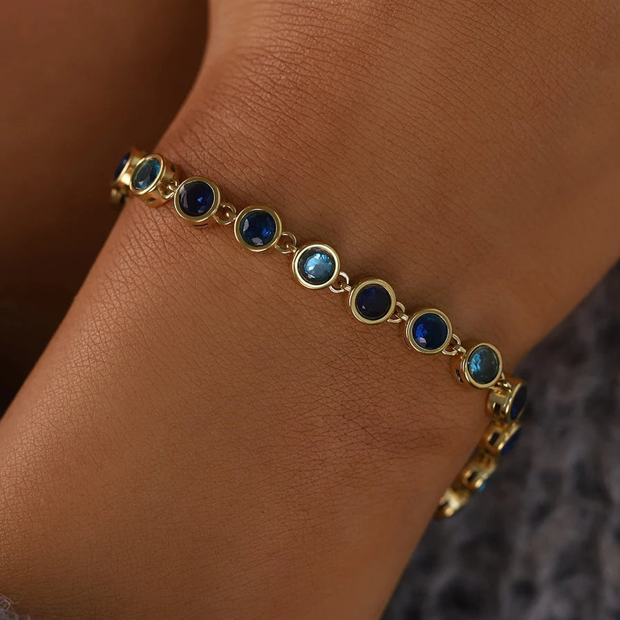 Pulseira 18k - Azul