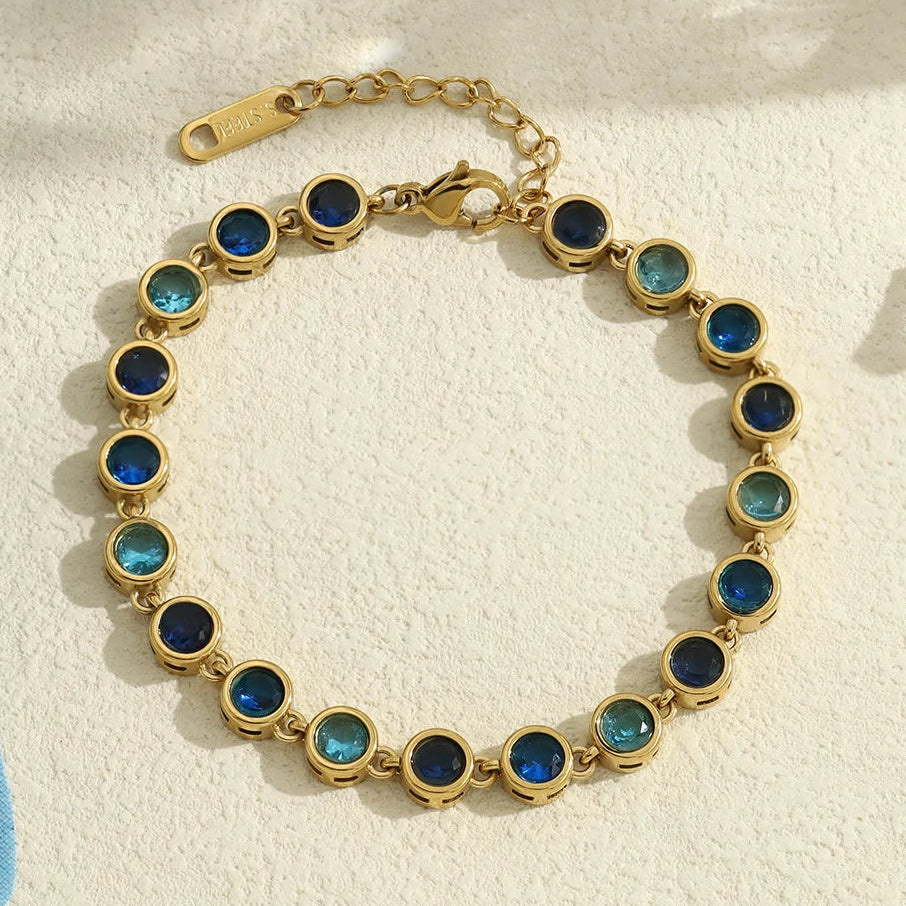 Pulseira 18k - Azul