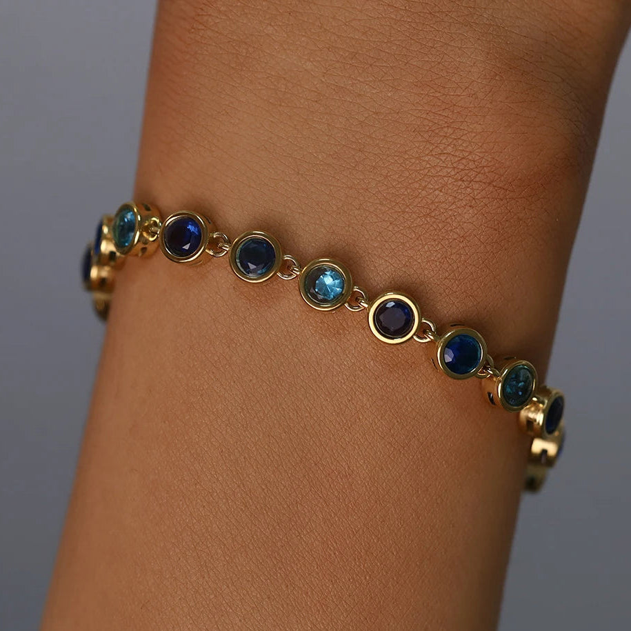 Pulseira 18k - Azul