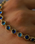 Pulseira 18k - Azul